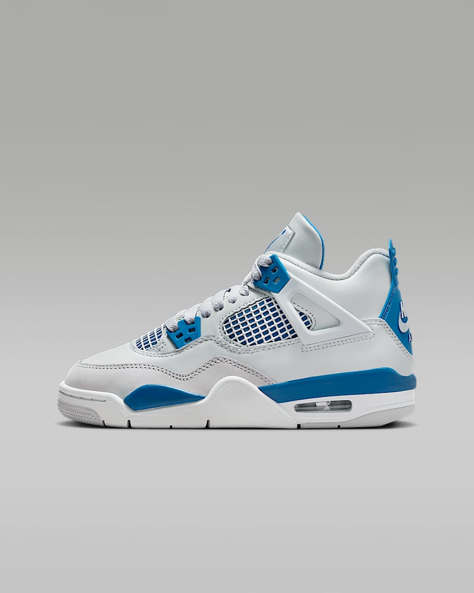 Air Jordan 4 Retro 'Industrial Blue' Older Kids' Shoes. Nike ID Air Jordan 4 Retro 'Industrial Blue' Older Kids' Shoes. Nike ID